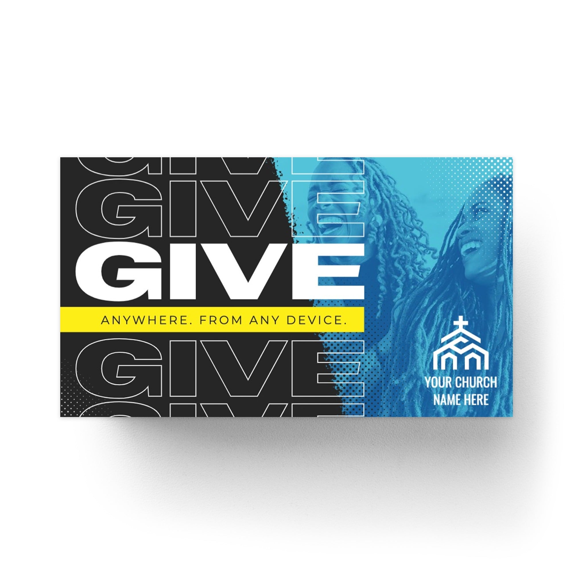 Mini Giving Cards - Halftone – Tithely Print