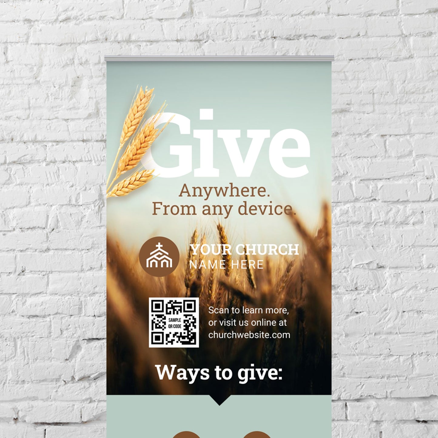 Retractable Banner - Harvest