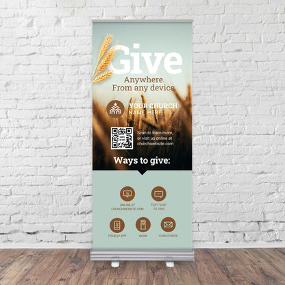 Retractable Banner - Harvest