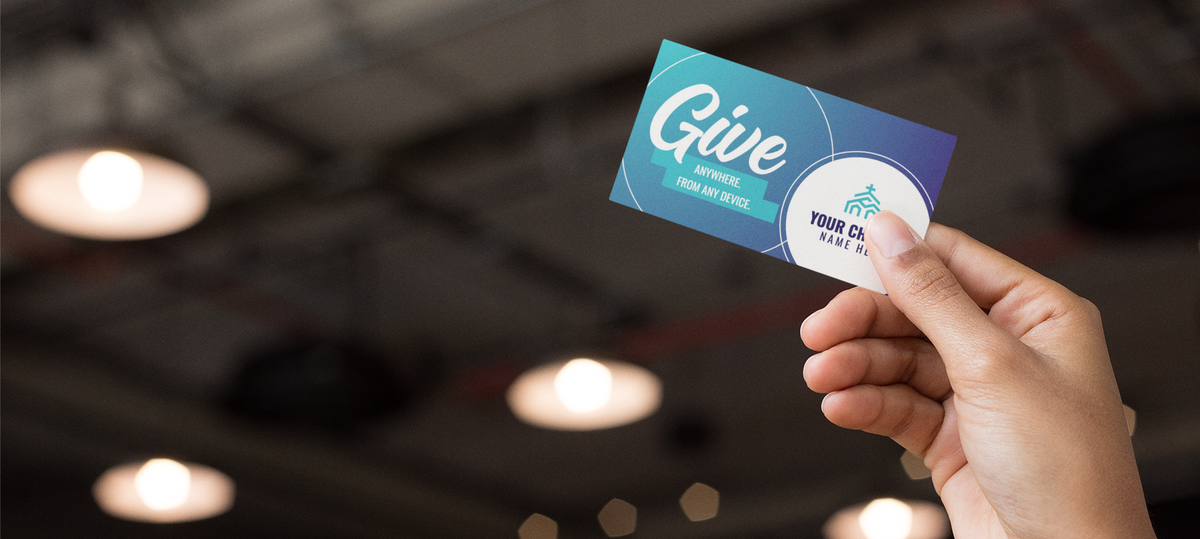 sharing your tithely giving form via qr code –... Tithely Print